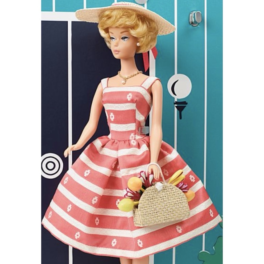 Unique Vintage Barbie 60th Anniversary Suburban Shopper Pink Dress 4X 22/24 / 3X - Picture 13 of 16